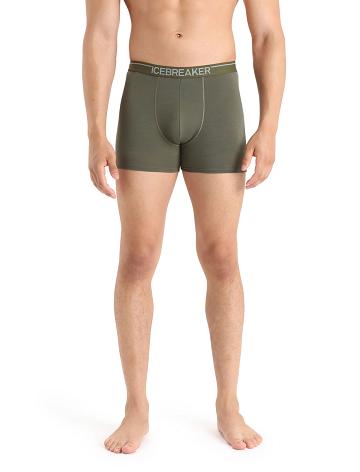 Icebreaker Merino Anatomica Boxers Miesten Alusvaatteet Oliivinvihreä | FI 1313EBCX